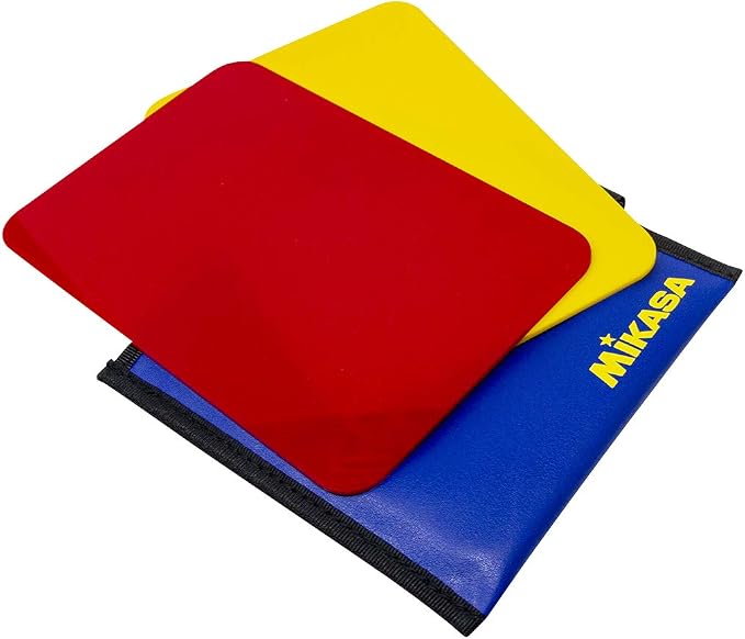 Mikasa volleyball referee cards Yellow/Red