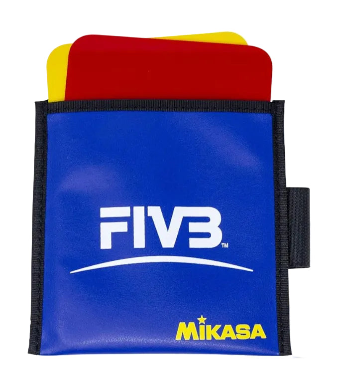 Mikasa volleyball referee cards Yellow/Red