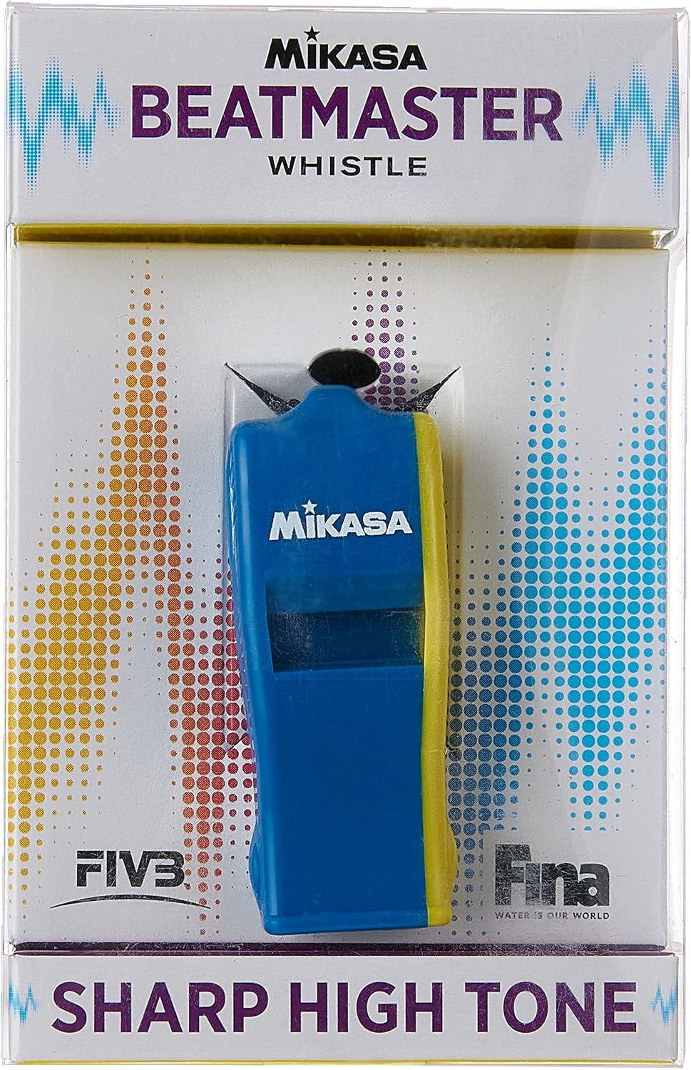 Mikasa Beatmaster whistle Blue/Yellow